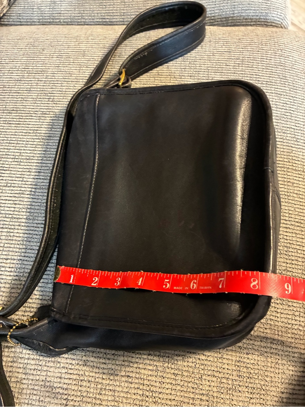 Vintage Coach Black Leather B5B – 9170 Bag - Picture 10 of 16